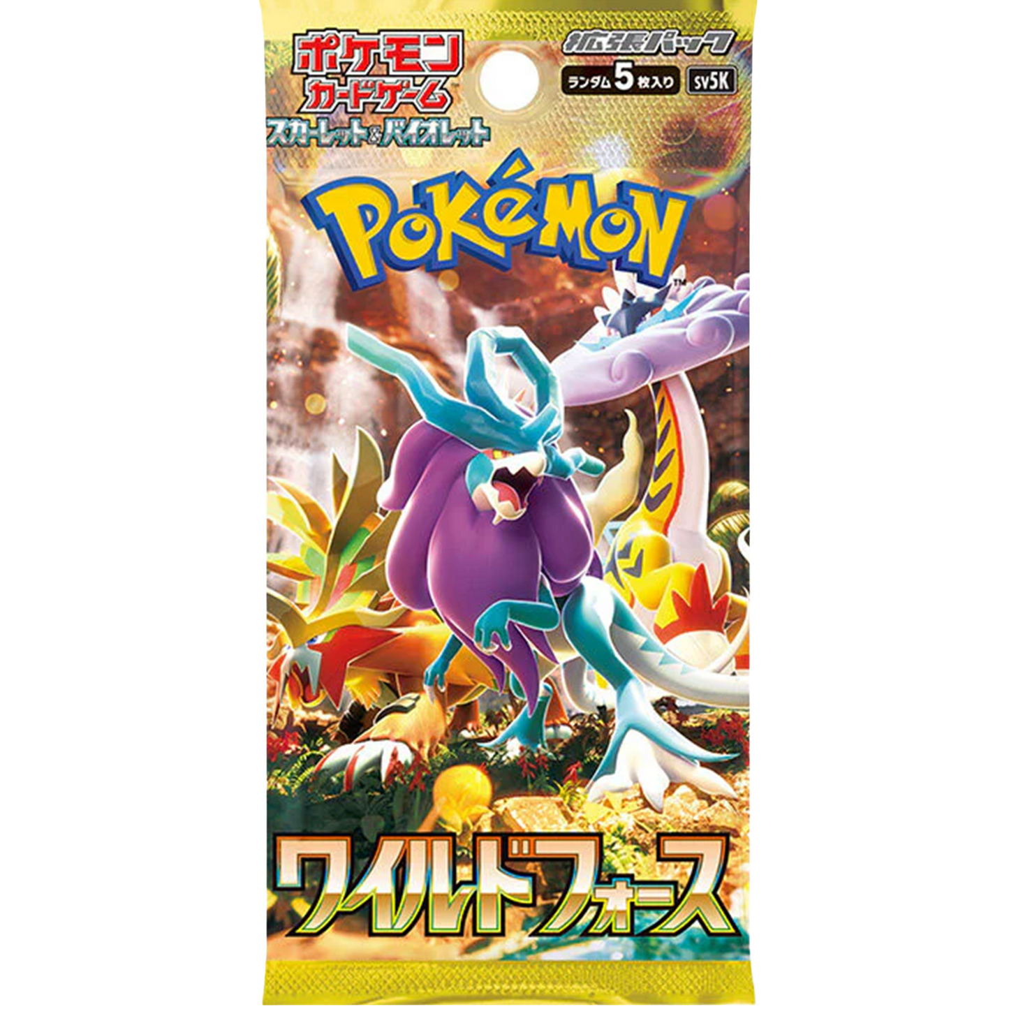 Pokémon Card Game "Wild Force (SV5K)" Box